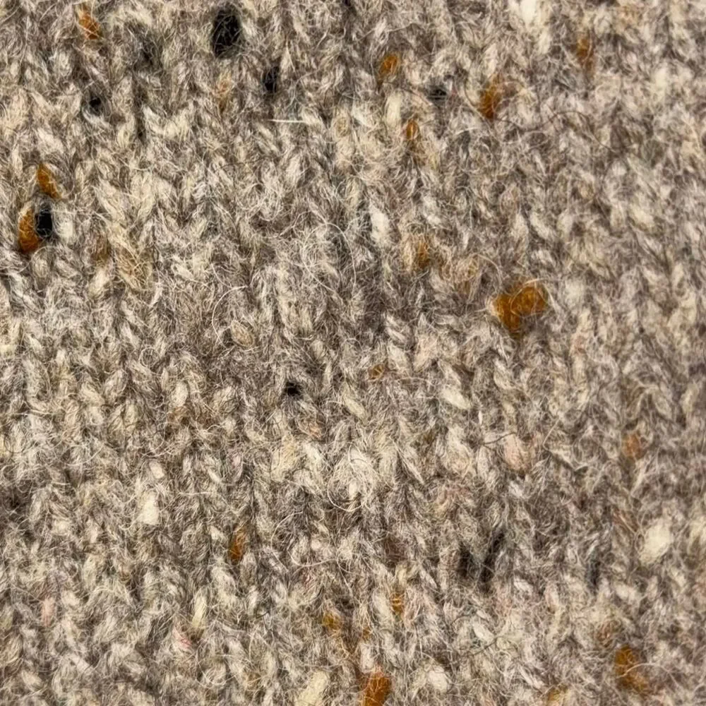 Vintage Eddie Bauer Wool Tweed Sweater Vest Speckled Knit size L